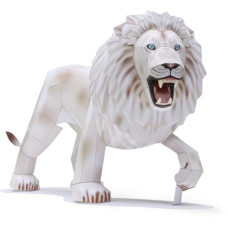 白狮 (雄性动物, 威吓)